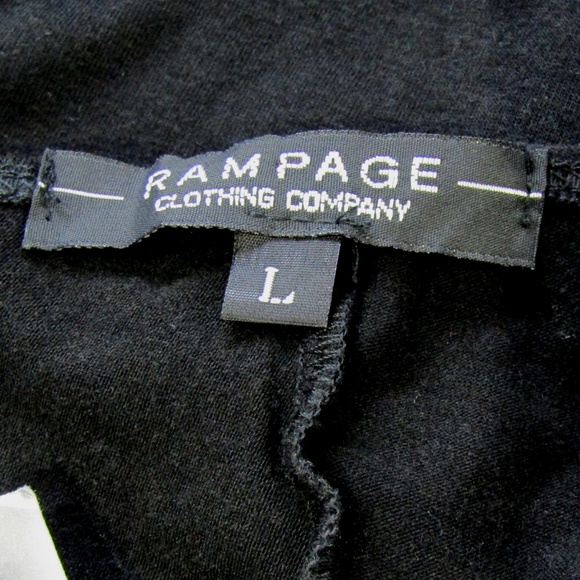 NEW Rampage Black Tube Top w/ Wraparound Size L - Picture 8 of 8